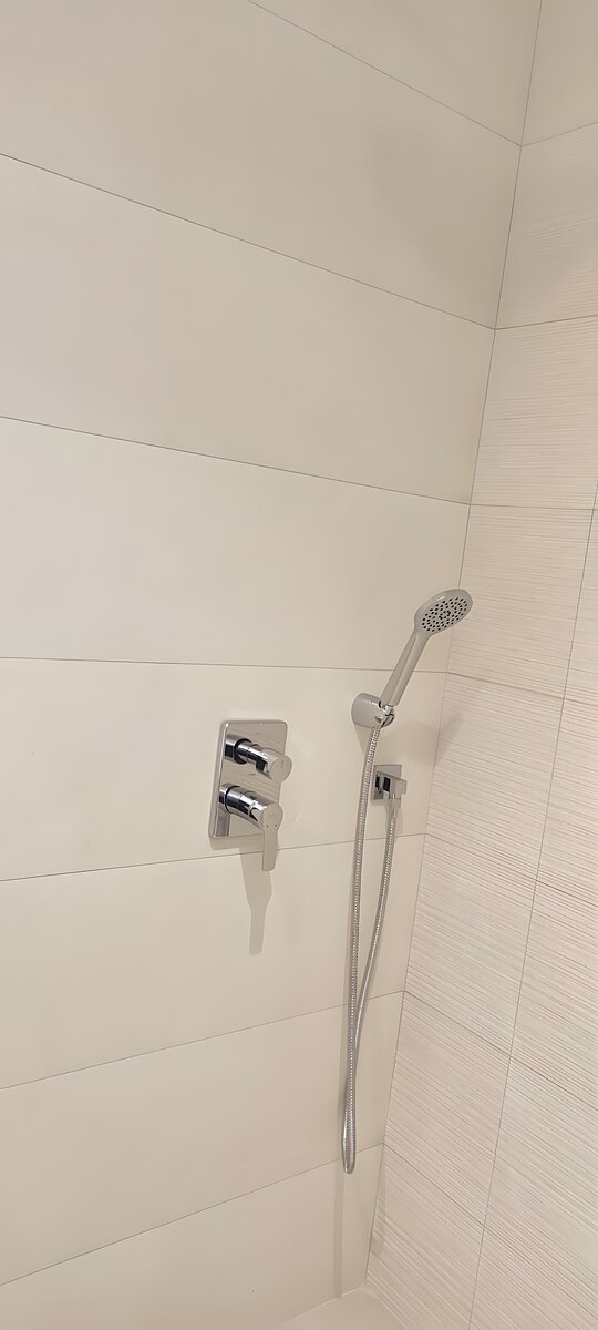 Modern bathroom with a shower