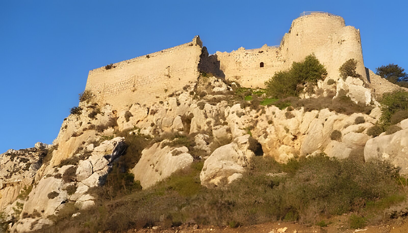 Castle ruin in the Kyrenia mountains