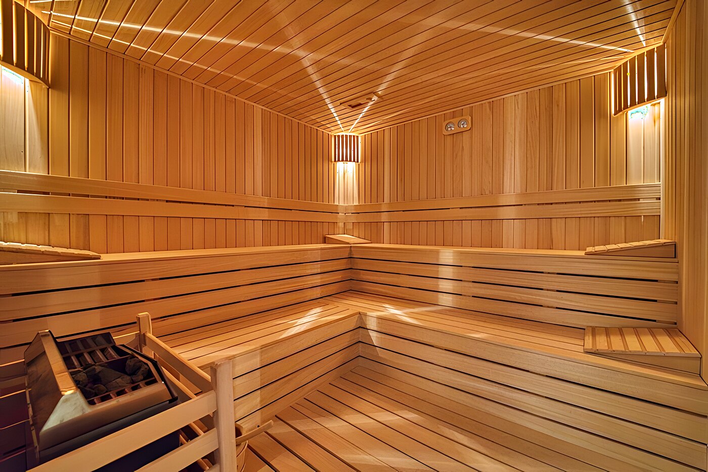 Finnish sauna in the spa